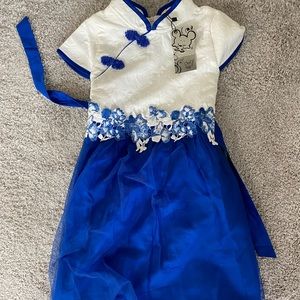 Brand new! Oriental girls dress 9-10 size 150 cm